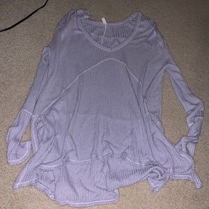Free People Lilac Long Sleeve